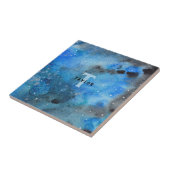 Monogram Abstrakt Art Fliese (Seite)