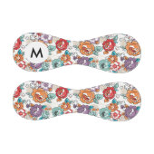 Monogram Abstrakt Elegance Blumenmuster 5 Baseball (Paneele)