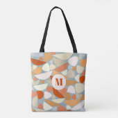 Monogram Abstrakt Modern Geometric Tasche (Rückseite)