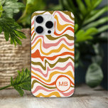 Monogram Abstrakt Stripes Modernes Personalisiert Case-Mate iPhone Hülle<br><div class="desc">Monogram Abstrakt Stripes Modernes Personalisiertes iPhone 15 Pro Max Hüllen bietet Ihr personalisiertes Monogramm in einer modernen Skripttypografie auf einem bunten Streifen Muster in grün,  orange und gelb. Perfektes Geschenk für sie zum Geburtstag,  Mutter zum Muttertag,  Schwester oder Bestie für Weihnachten und Feiertage. Designed by ©2024 Evco Studio www.zazzle.com/store/evcostudio</div>