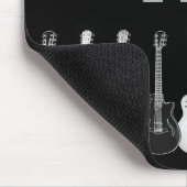 Monogram Acoustic elektrische Gitarre monochromati Mousepad (Ecke)