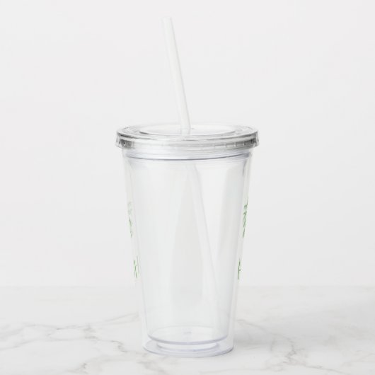 Monogram Acryltrinkbecher (Links)