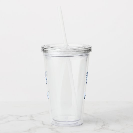 Monogram Acryltrinkbecher (Links)