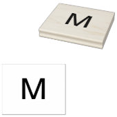 Monogram Add name Letter Anfangsbuchstabe Gummistempel (Stempel)