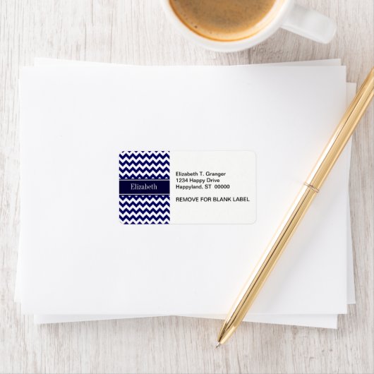 Monogram Adressaufkleber (Insitu)