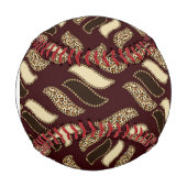 Monogram African cheetah skin pattern Baseball (Vorderseite)