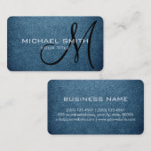 Monogram Air Force Blue Leaaalook Visitenkarte (Vorne/Hinten)