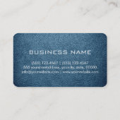 Monogram Air Force Blue Leaaalook Visitenkarte (Rückseite)