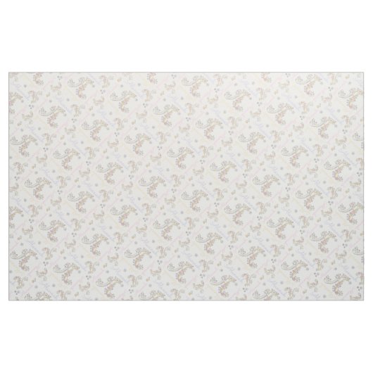 Monogram Alannah Letter A name Stoff (Fat Quarter (45,7 x 55,9 cm))