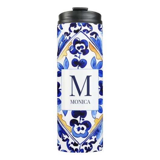 Monogram Amalfi Vietri Geschenke Thermosbecher (Vorderseite)
