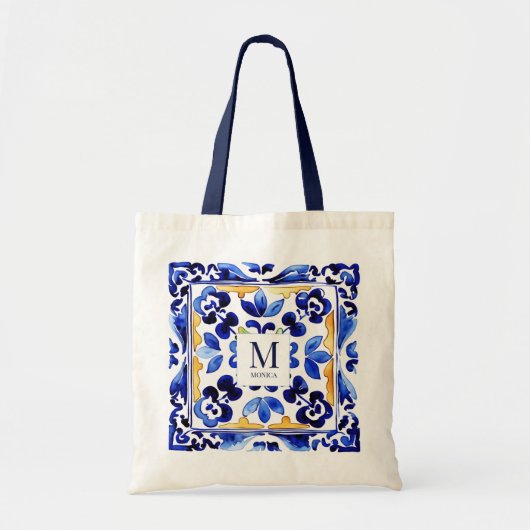 Monogram Amalfi Vietri Geschenke Tragetasche (Vorne)