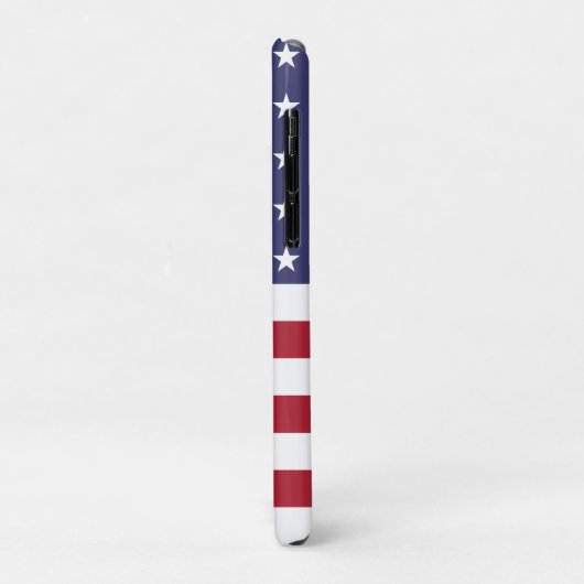 Monogram American USA Flag 4. Juli Personalize Case-Mate iPhone Hülle (Hinten/Links)