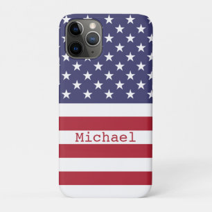 Monogram American USA Flag 4. Juli Personalize Case-Mate iPhone Hülle