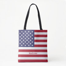 Monogram American USA Flag 4. Juli Personalize