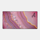 Monogram Amethyst Aurora Schreibtischunterlage (Vorderseite)