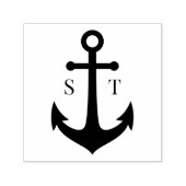 Monogram Anchor Nautic Permastempel (Design)
