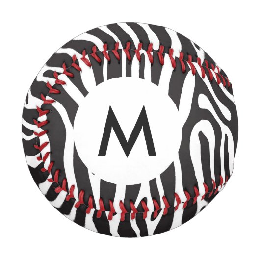 Monogram Animal Print Baseball (Vorderseite Links)
