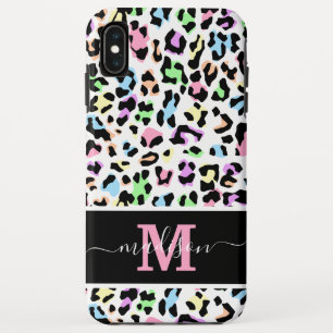 Monogram Animal Print Leopard Girl Case-Mate iPhone Hülle