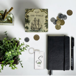 Monogram Aquarell-Erstakryllischer Schlüsselanhäng Schlüsselanhänger