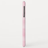 Monogram Aquarell Pink Personalisierter Name Case-Mate iPhone Hülle (Hinten/Links)