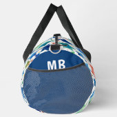 Monogram-Aquarellsterne Personalisiert Duffle Bag (Rechts)