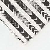 Monogram Arrow Herringbone Fleecedecke (Ecke)