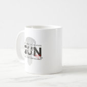 Monogram Art of Gun | 11 Klassische Tasse (Vorderseite Links)