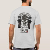 Monogram Art of Gun | Aldult T-Shirt (Rückseite)