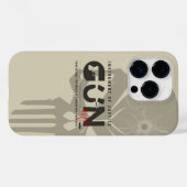 Monogram Art of Gun | Case-Mate iPhone Hülle (Rückseite (Horizontal))