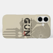 Monogram Art of Gun | Case-Mate iPhone Hülle (Rückseite (Horizontal))