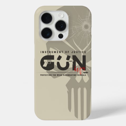 Monogram Art of Gun | Case-Mate iPhone Hülle (Rückseite)