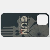 Monogram Art of Gun | (Dunkler Modus) Case-Mate iPhone Hülle (Rückseite / Rechts)