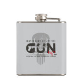 Monogram Art of Gun | Flachmann (Rückseite)