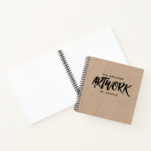 Monogram Artist Sketchbook-Notebook Notizblock (Innenseite)