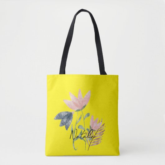 Monogram Attraktive Summer Blume Tasche (Vorderseite)