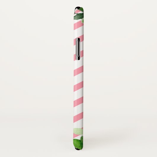 Monogram auf dem Floral iPhone X Case (Hinten/Rechts)