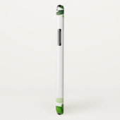 Monogram auf Watercolor Floral iPhone X Case (Hinten/Rechts)