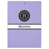 Monogram Aura Indigo und Black Klemmbrett (Rückseite)