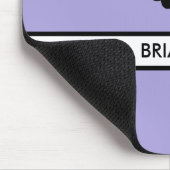 Monogram Aura Indigo und Black Mousepad (Ecke)