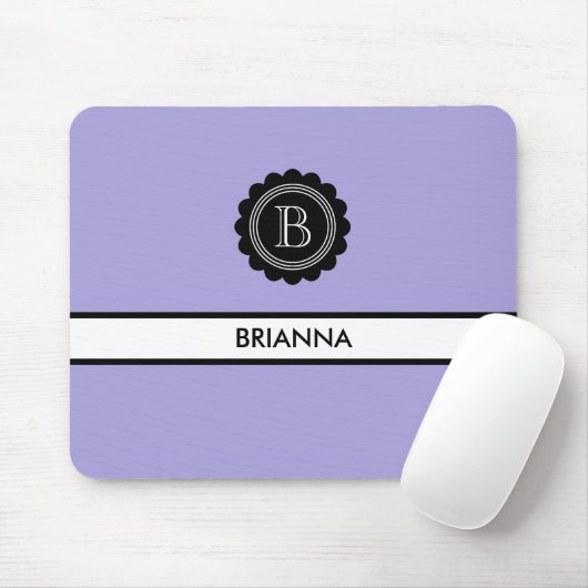 Monogram Aura Indigo und Black Mousepad (Mit Mouse)