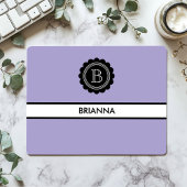 Monogram Aura Indigo und Black Mousepad