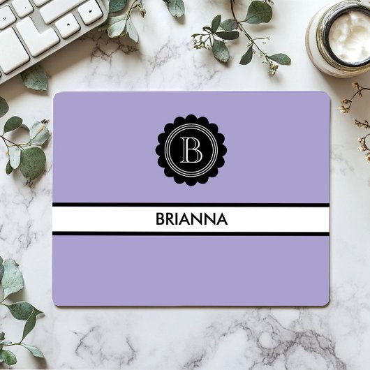 Monogram Aura Indigo und Black Mousepad