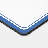 Monogram aus Blue und White Palm Palmetto Tree Schreibtischunterlage (Ecke)