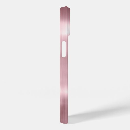 Monogram aus rosa Metalldiamanten Funkelnd luxuriö Case-Mate iPhone Hülle (Rückseite / Rechts)