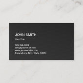 Monogram Automotive Beruflich Metal Auto Car Visitenkarte (Rückseite)