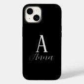 Monogram Autumn vibe Case-Mate iPhone Case (Rückseite)