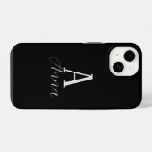 Monogram Autumn vibe Case-Mate iPhone Case Hülle (Rückseite (Horizontal))