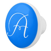 Monogram Azure Keramikknauf (Rechts)