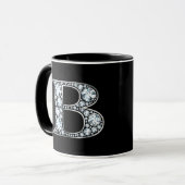 Monogram-B-Imitate Diamond Tasse (Vorderseite Links)