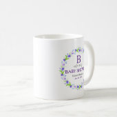 Monogram B ist für Babydusche geeignet Kaffeetasse (VorderseiteRechts)